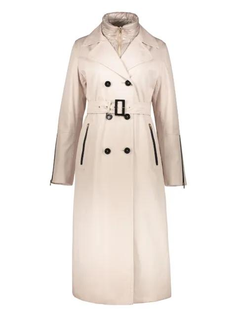button double-breasted trench coat by HERNO