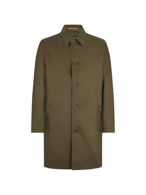 button-fastening coat by HERNO