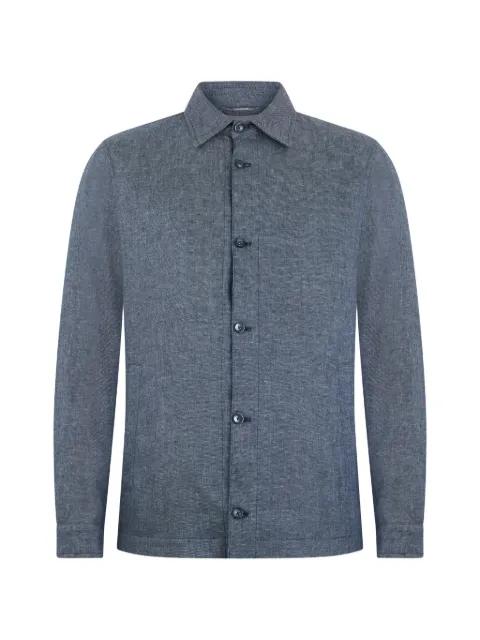 button-front shirt jacket by HERNO