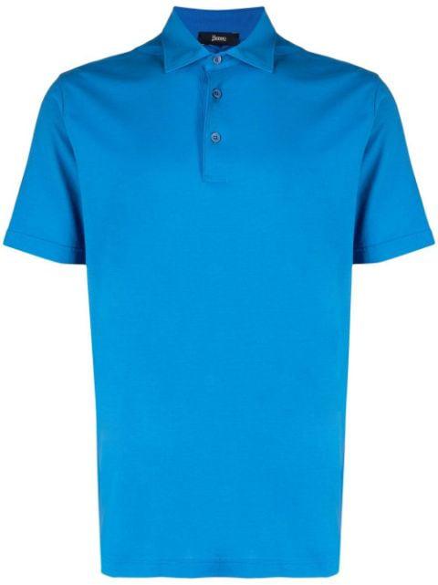 button-placket polo shirt by HERNO