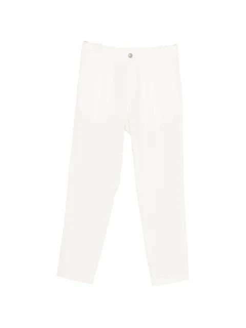 button straight trousers by HERNO