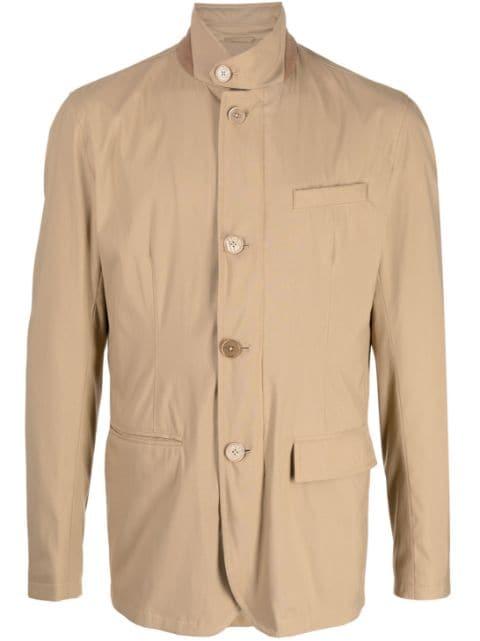 button-up single-breasted blazer by HERNO