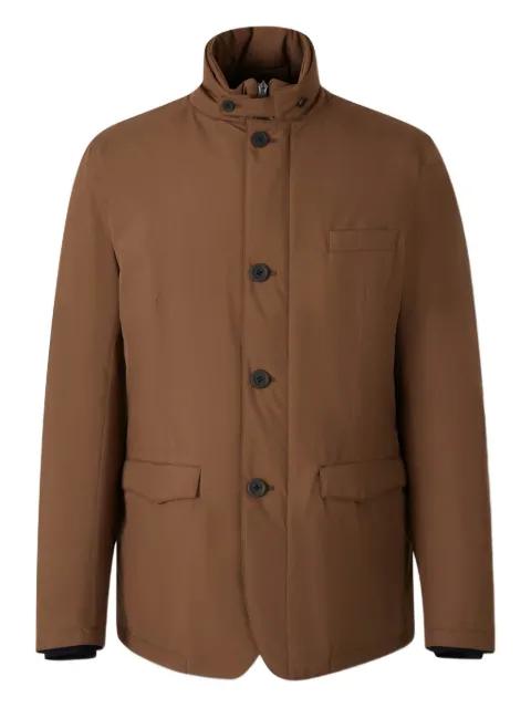 buttoned high-neck jacket by HERNO