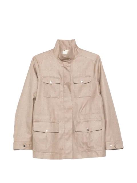 buttoned pocket jacket by HERNO