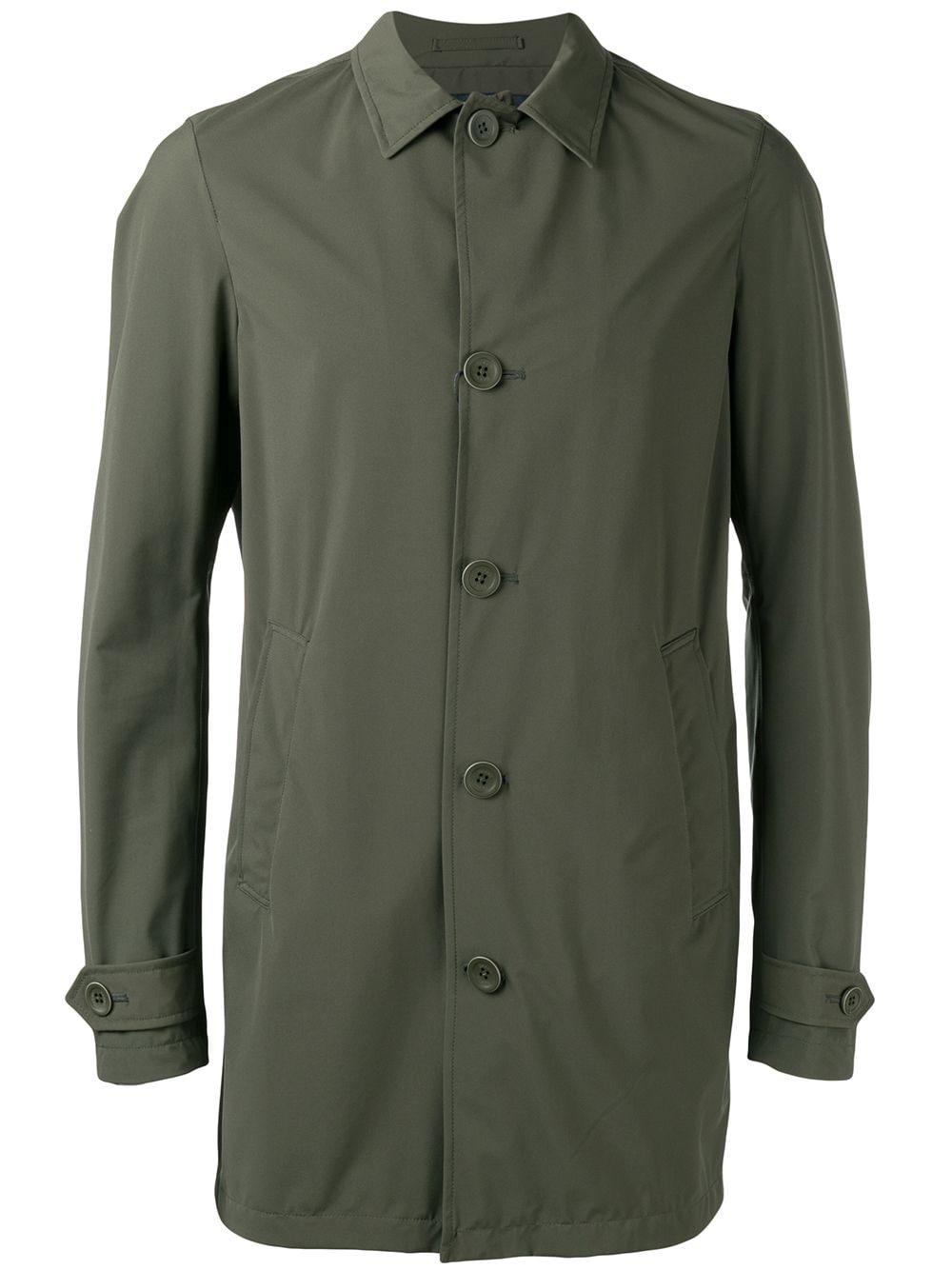 buttoned short coat by HERNO