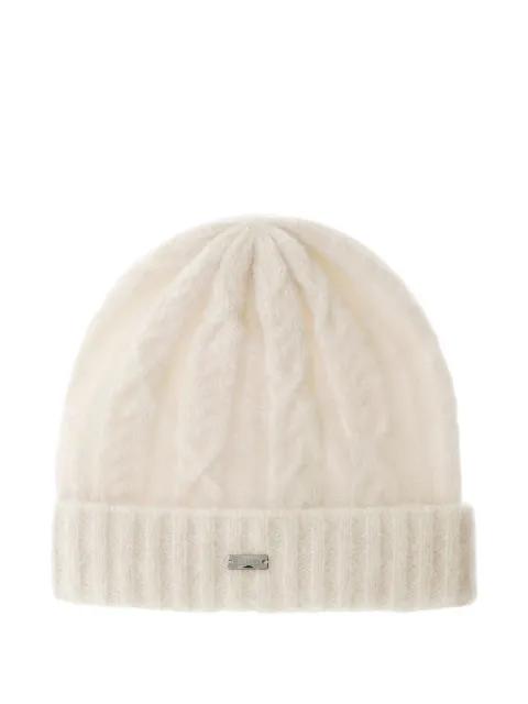 cable-knit beanie by HERNO
