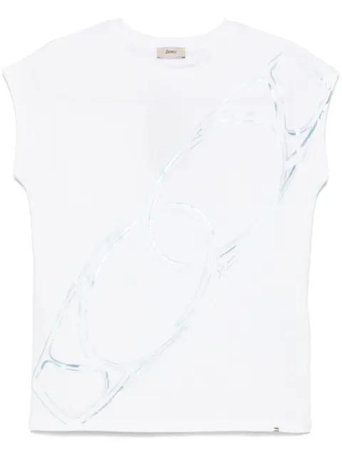carabiner-print T-shirt by HERNO