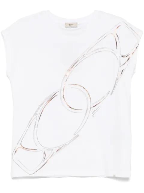 carabiner-print T-shirt by HERNO