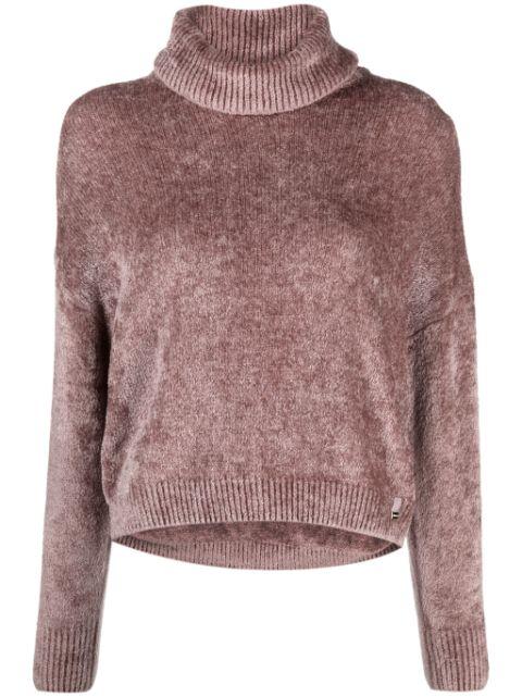 chenille roll neck jumper by HERNO