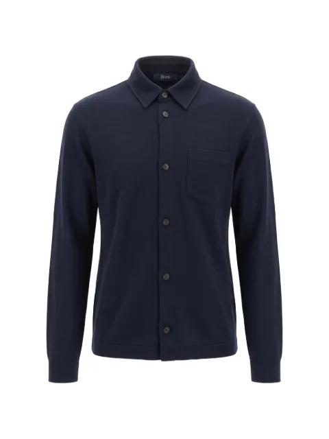chest-pocket long-sleeve shirt by HERNO