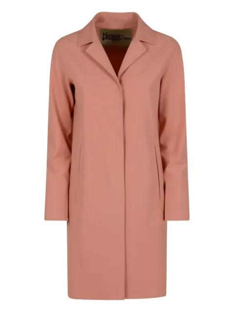collar-detail coat by HERNO