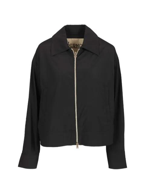 collared zip jacket by HERNO