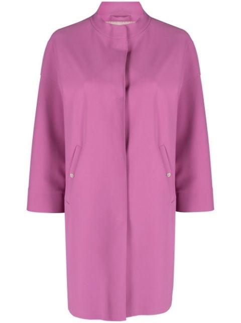 concealed-fastening coat by HERNO
