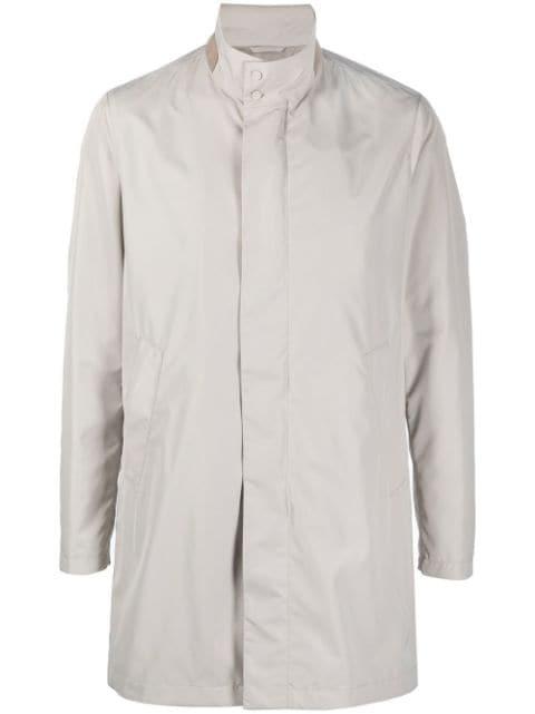 concealed-fastening parka coat by HERNO