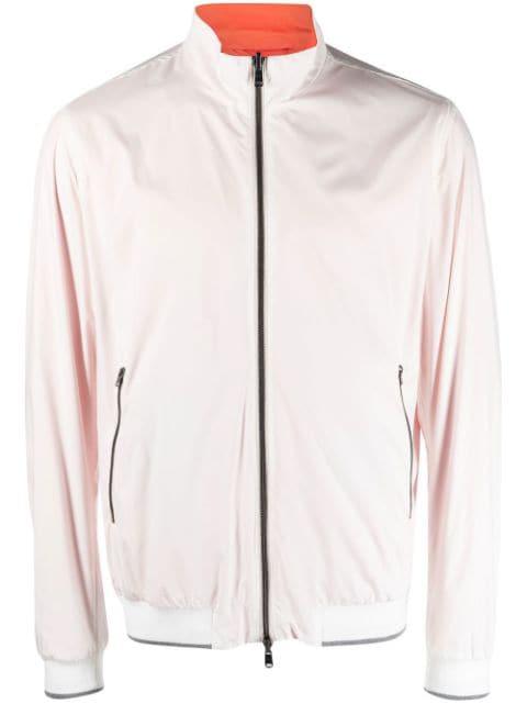 contrast lining lightweight jacket by HERNO