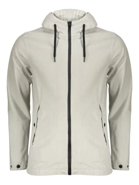contrast-trim jacket by HERNO