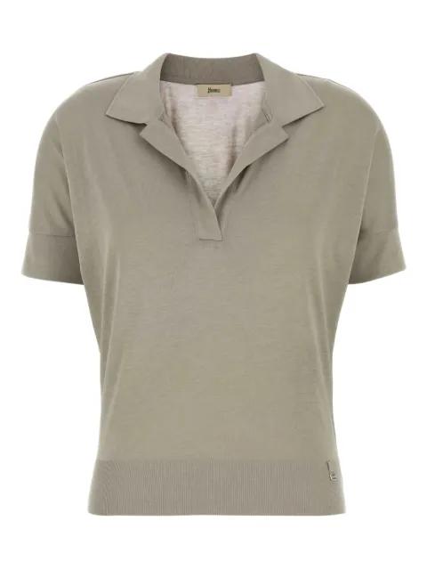 cotton-blend polo shirt by HERNO