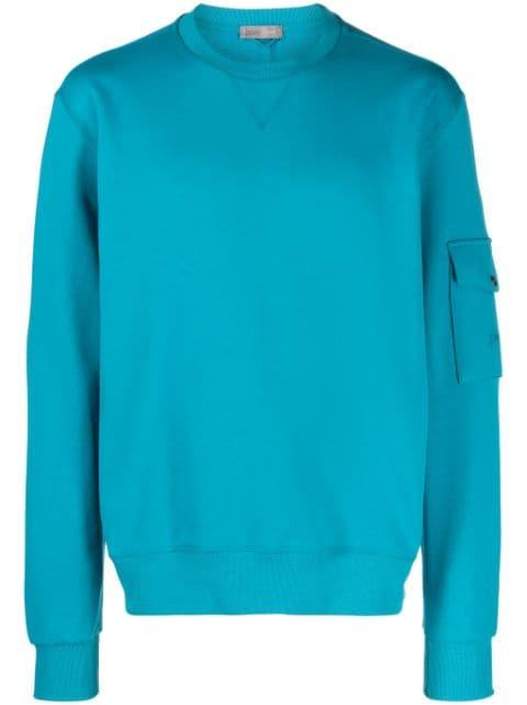crew-neck cotton sweatshirt by HERNO