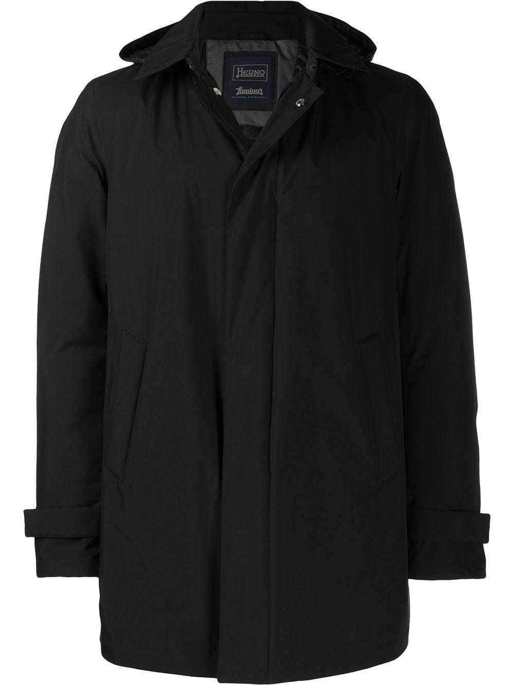 detachable hoodied coat by HERNO