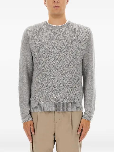 diamond-pattern sweater by HERNO