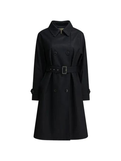 double-breasted belted coat by HERNO