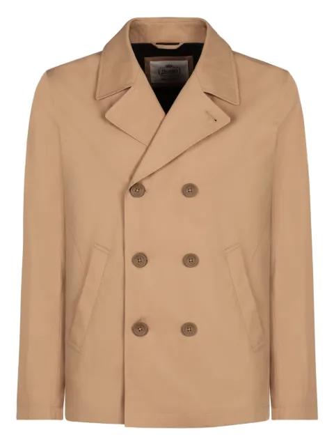 double-breasted peacoat by HERNO