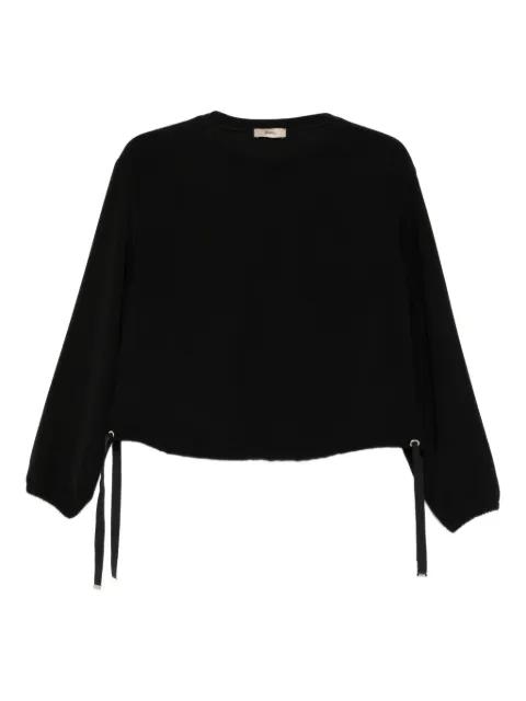 drawstring-hem sweatshirt by HERNO