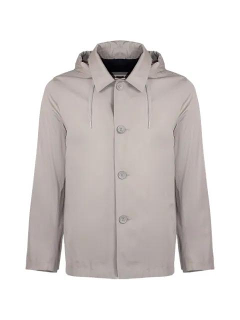 drawstring hood cotton jacket by HERNO