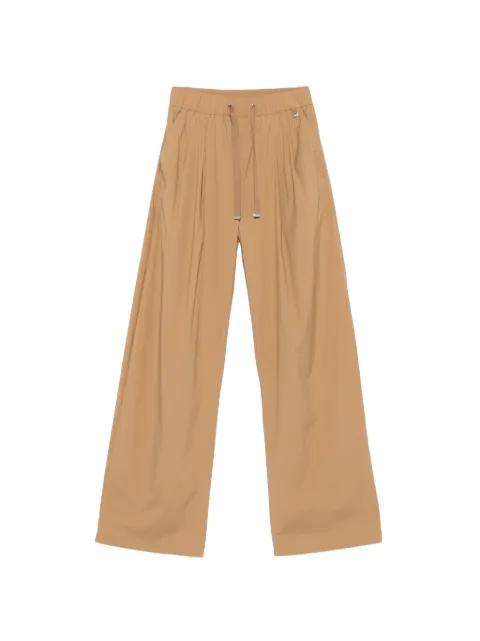 drawstring pleated palazzo pants by HERNO