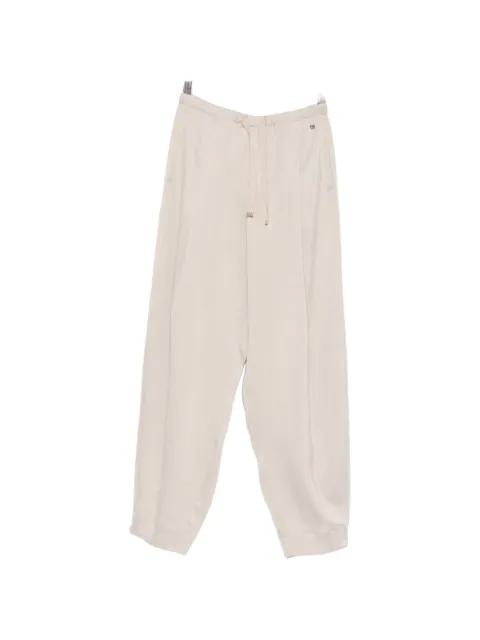 drawstring pleated trousers by HERNO