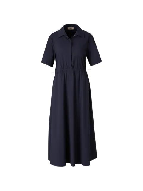 drawstring-waist shirt dress by HERNO
