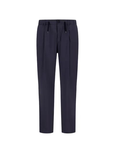 drawstring-waist tapered trousers by HERNO