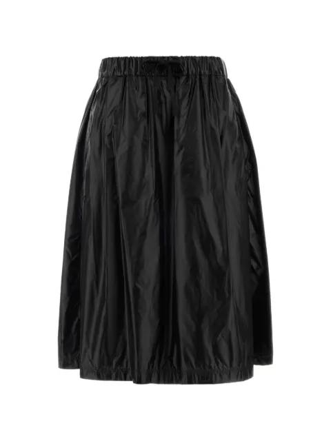elastic-waistband midi skirt by HERNO