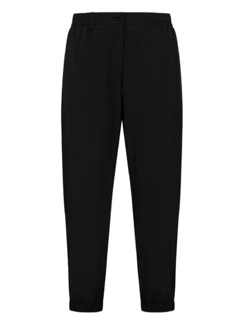 elasticated-cuffs straight-leg trousers by HERNO