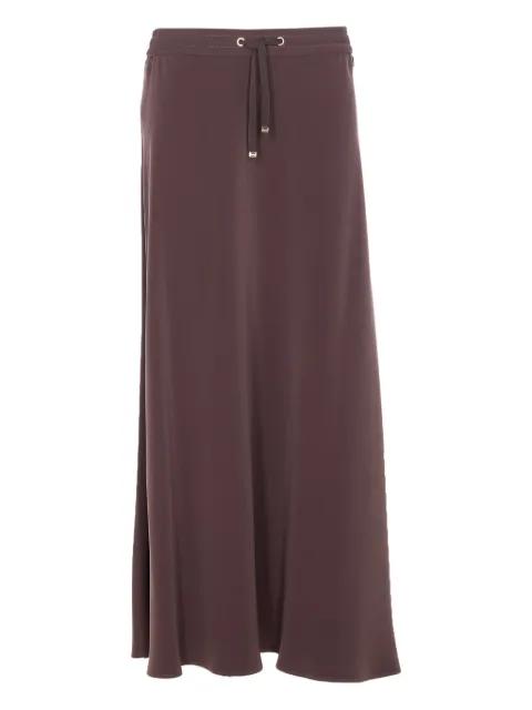 elasticated-waist drawstring skirt by HERNO