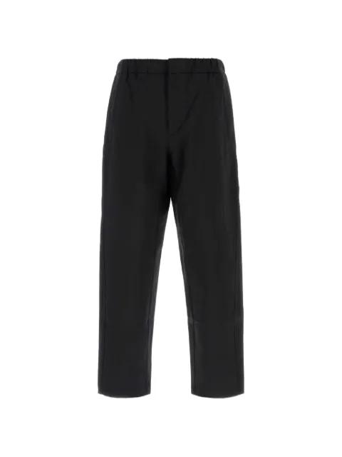 elasticated-waistband trousers by HERNO