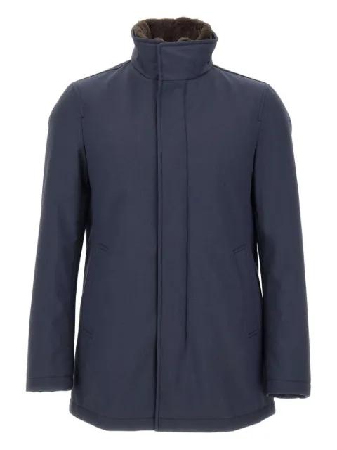 faux fur collar parka by HERNO