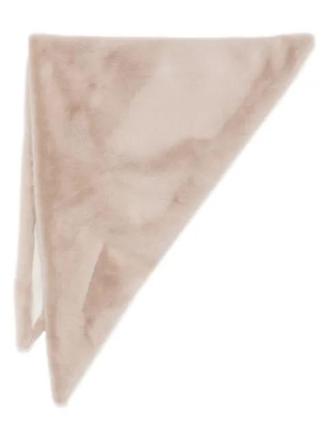 faux-fur scarf by HERNO