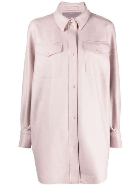 felted-finish virgin wool shirt by HERNO