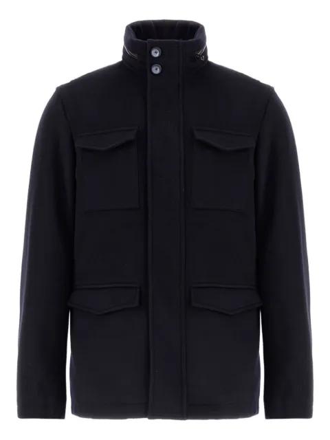 flap-pocket jacket by HERNO