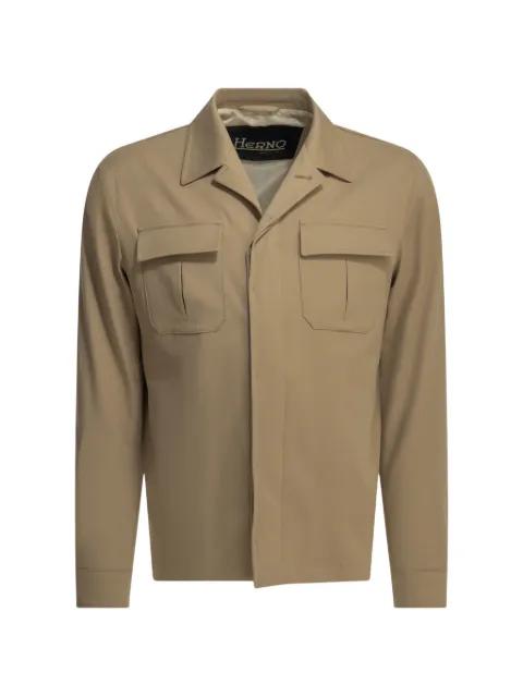 flap-pocket jacket by HERNO