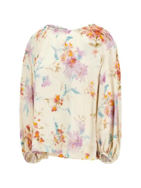 floral-print blouse by HERNO