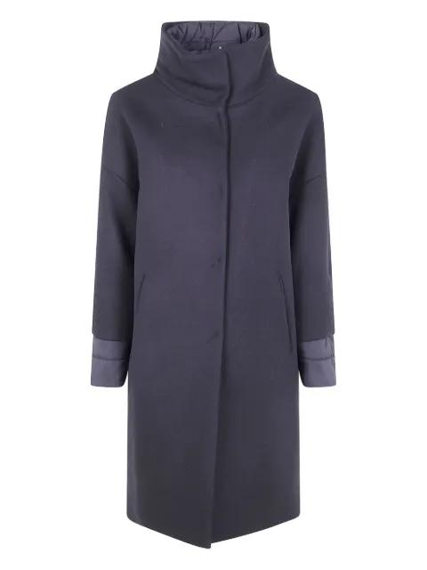 funnel-neck long jacket by HERNO