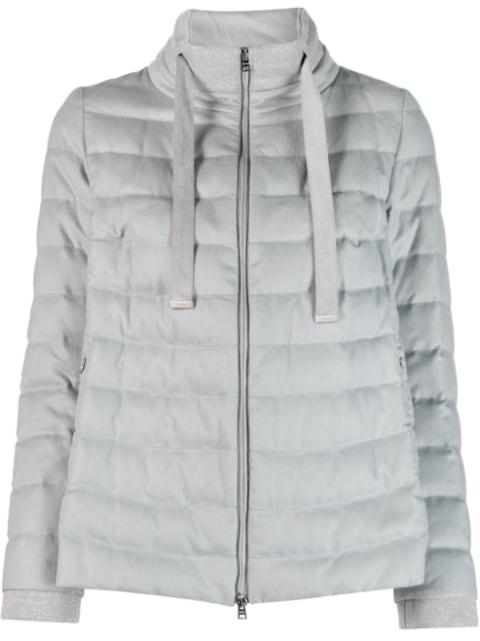 funnel-neck padded jacket by HERNO