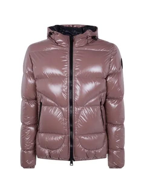 gloss-finish padded coat by HERNO