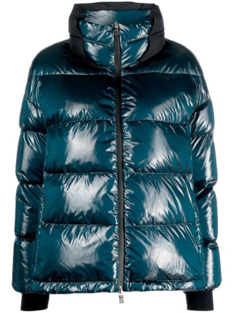 high-neck padded jacket by HERNO