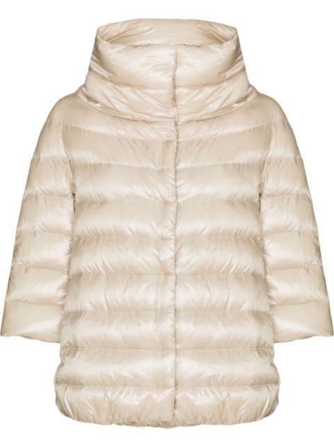 high-neck puffer jacket by HERNO