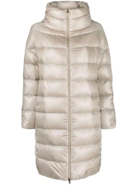 high-neck puffer jacket by HERNO