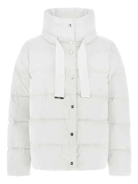 high-neck quilted jacket by HERNO