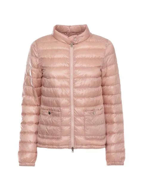 high-neck quilted jacket by HERNO